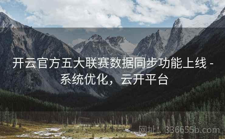 开云官方五大联赛数据同步功能上线 - 系统优化，云开平台