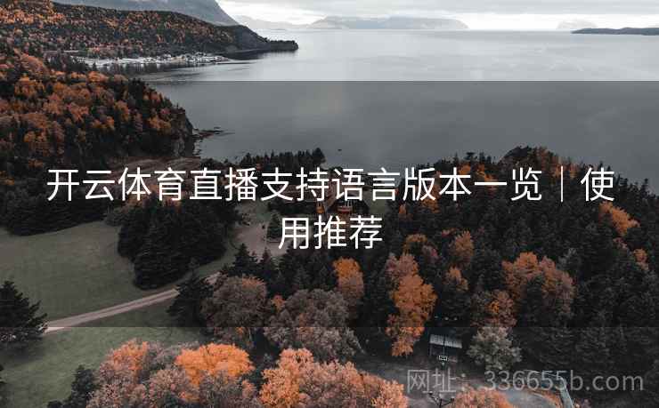 开云体育直播支持语言版本一览｜使用推荐