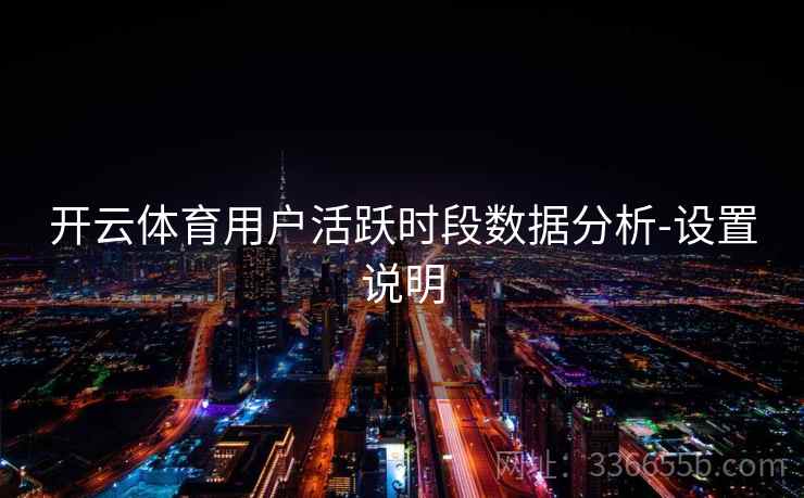 开云体育用户活跃时段数据分析-设置说明